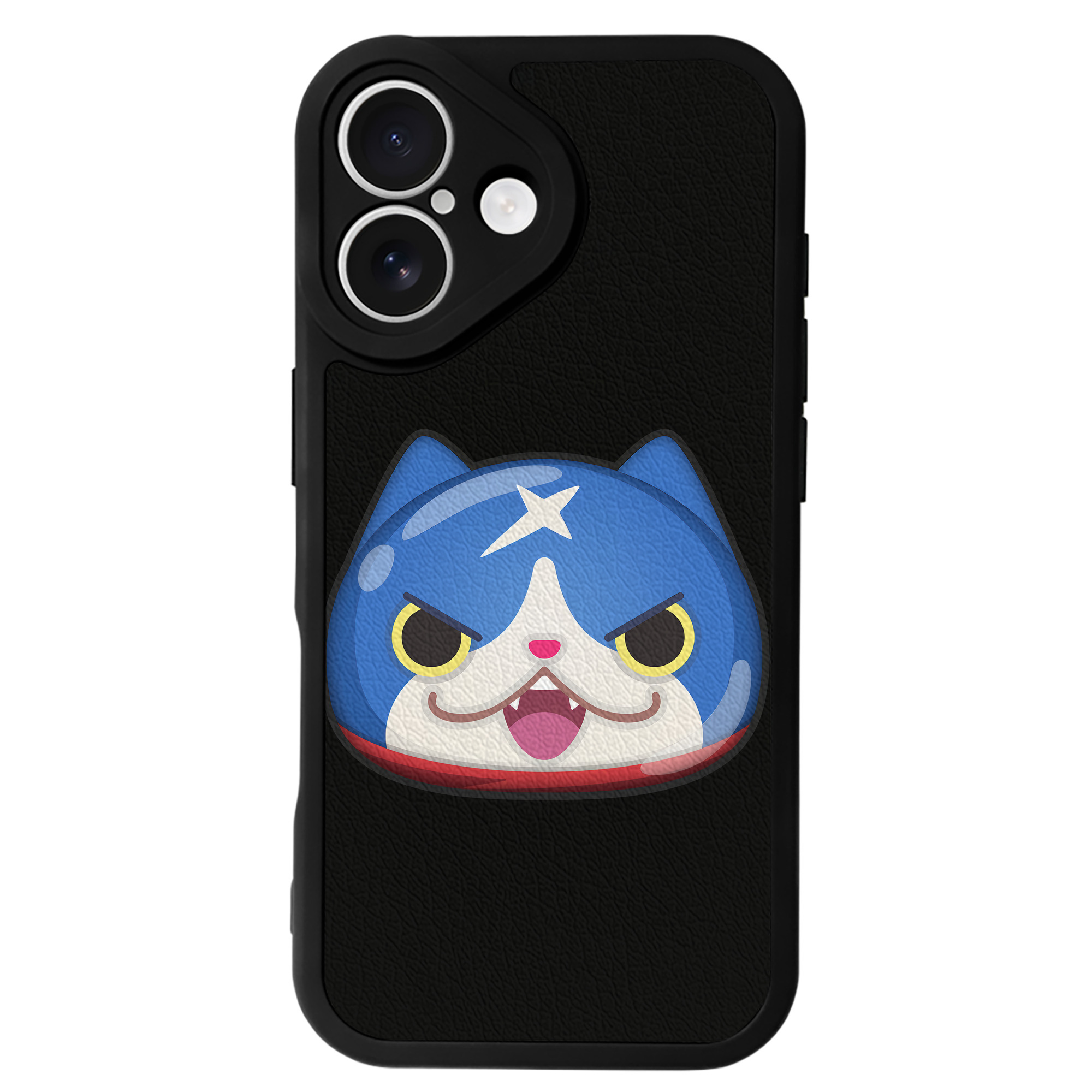 （画像用） 妖怪ウォッチ Yo-kai Watch 【iPhone 16シリーズ対応】シリコンスマホケース（レザー調） 材質：シリコン